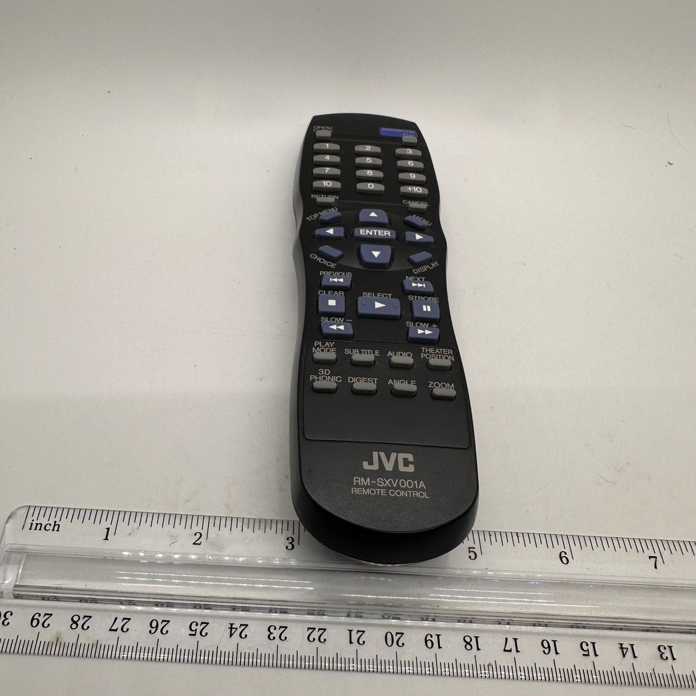 JVC RM-SXv001A Remote Control Replacement or Spare Part Black Tested - Picture 8 of 8